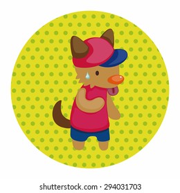 animal summer cartoon theme elements