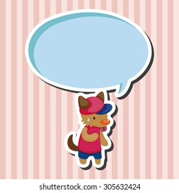 animal summer cartoon theme elements