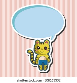 animal summer cartoon theme elements