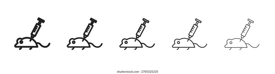 Animal testing icon design, logo, app, UI. Vector illustration, EPS