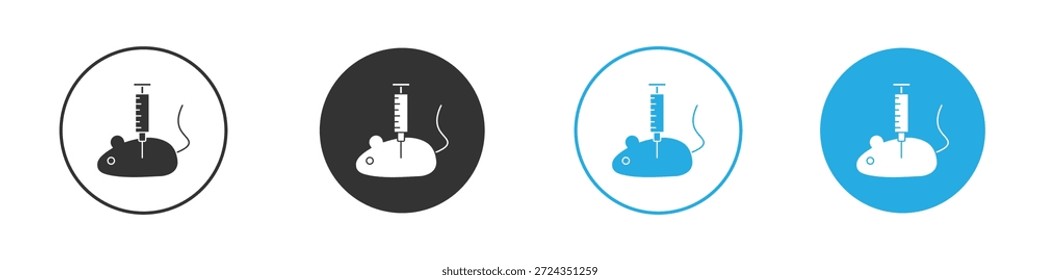 Animal testing icons design element. vector illustration on white background.