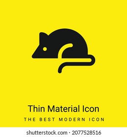 Animal Testing minimal bright yellow material icon