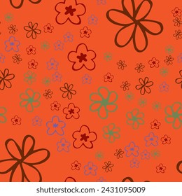 Textura textil animal. Deja Diseño De Dibujo. Flores