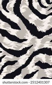  textura animal. Moda safari impresión, inconsútil leopardo salvaje jirafa tigre cebra piel de fondo. colección de tela de Vector con piel de mamífero y patrón de reptil