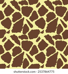 Animal texture of giraffe skin,Seamless background of Africa wild animal,Seamless giraffe pattern for wallpaper