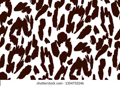 Animal texture seamless background pattern. Fashion print, textile design. Cute pattern. Vector.