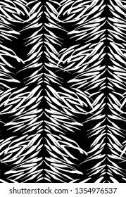 Animal texture seamless background pattern. Fashion print, textile design. Cute pattern. Vector.