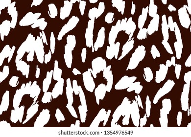 Animal texture seamless background pattern. Fashion print, textile design. Cute pattern. Vector.