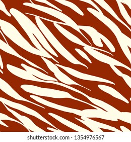 Animal texture seamless background pattern. Fashion print, textile design. Cute pattern. Vector.