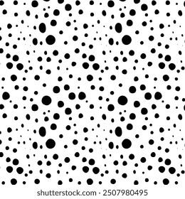 Animal texture skin seamless pattern. Black safari fashion print. Vector illustration.