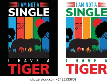  animal tiger custom t-shirt design