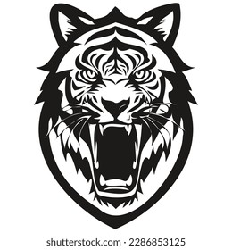 Animal Tiger mascot logo for football, basketball, lacrosse, baseball, hockey , soccer team
