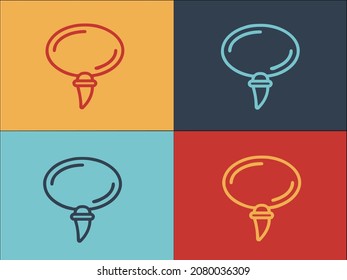 Animal Tooth Amulet Logo Template, Simple Flat Icon Of amulet,animal,bone