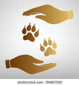 Animal Tracks sign