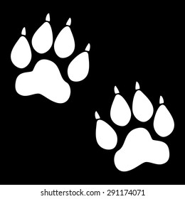 Animal Tracks. Vector illustration