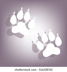 Animal Tracks. Vector illustration