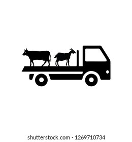 Animal transport truck
