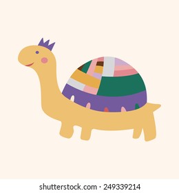 animal turtle cartoon theme elements vector,eps