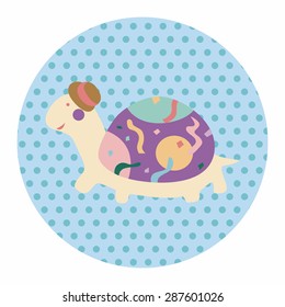 animal turtle cartoon theme elements vector,eps