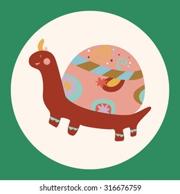 animal turtle cartoon theme elements vector,eps