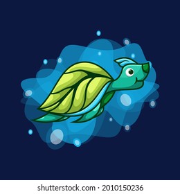 Animal turtle design vector template