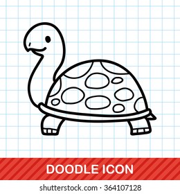 animal turtle doodle