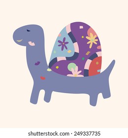 animal turtle theme elements vector,eps