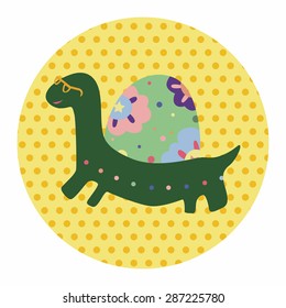 animal turtle theme elements vector,eps
