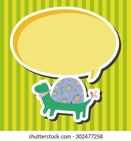 animal turtle theme elements vector,eps