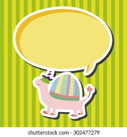 animal turtle theme elements vector,eps