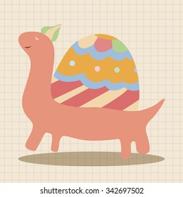animal turtle theme elements vector,eps