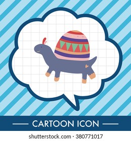 animal turtle theme elements vector,eps