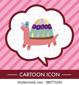 animal turtle theme elements vector,eps
