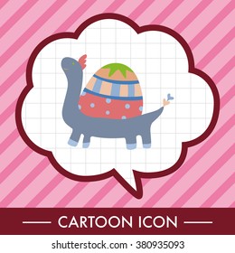 animal turtle theme elements vector,eps