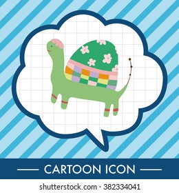 animal turtle theme elements vector,eps