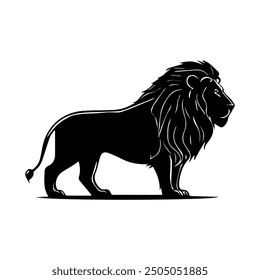 animal typography vector illustration in black