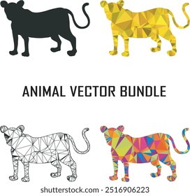 animal vector bundle design for your work
