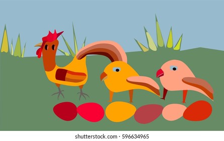 Animal vector collection with cartoon characters, line art drawings, and ancient petroglyph style illustrations — diverse wildlife and domestic creatures for creative projects