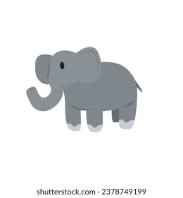 animal vector, Cute elephant Woodland Forest Animal Vector Illustration Set Stock Illustration - Download Image Now - 
