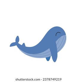 animal vector, Cute whale Woodland Forest Animal Vector Illustration Set Stock Illustration - Download Image Now - 
