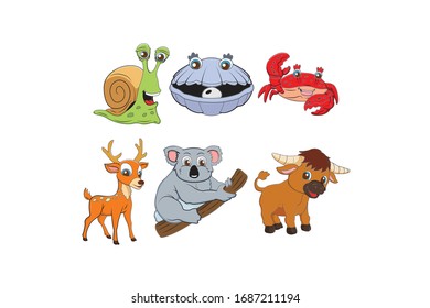 Animal Vector Design Illustration Bundle