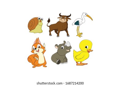 Animal Vector Design Illustration Bundle