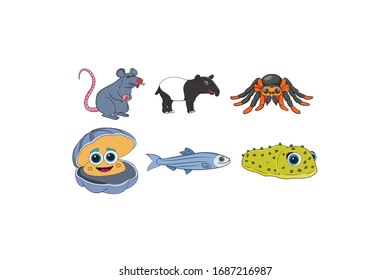 Animal Vector Design Illustration Bundle