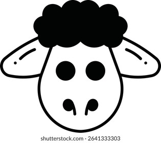 animal vector, dualtone  icon, design premium
