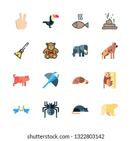 animal vector icon set