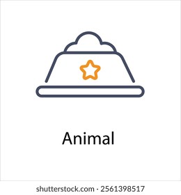 Animal Vector icon stock illustration