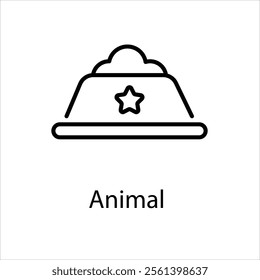 Animal Vector icon stock illustration