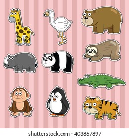 Animal Vector illustration Icon Set