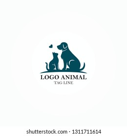 ANIMAL vector LOGO about animal affection