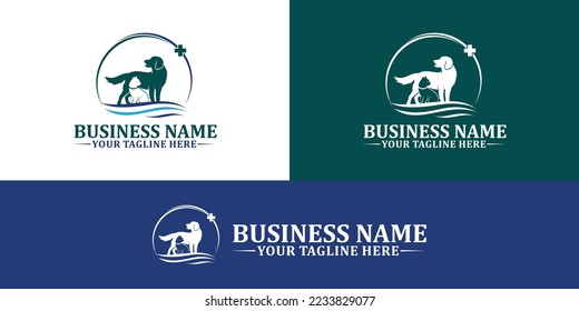 animal vector logo about animal affection